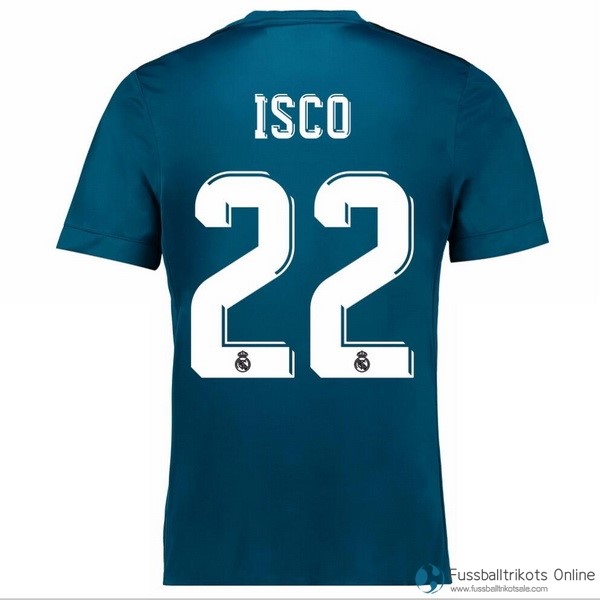 Real Madrid Trikot Ausweich Isco 2017-18 Fussballtrikots Günstig